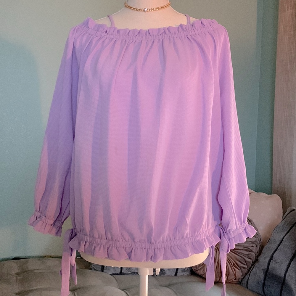 Lavender blouse